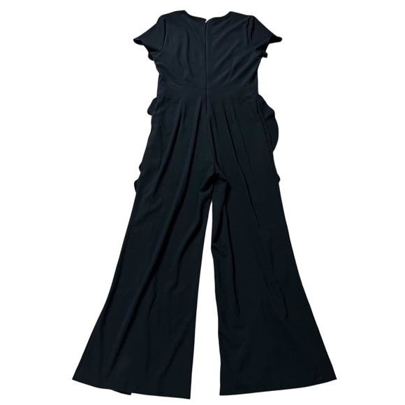 Barn III Jumpsuit Womens 10 Black Ruffle Split Leg‎ - Picture 5 of 12